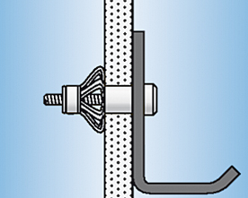 Fischer hollewandplug HM montage zonder tang